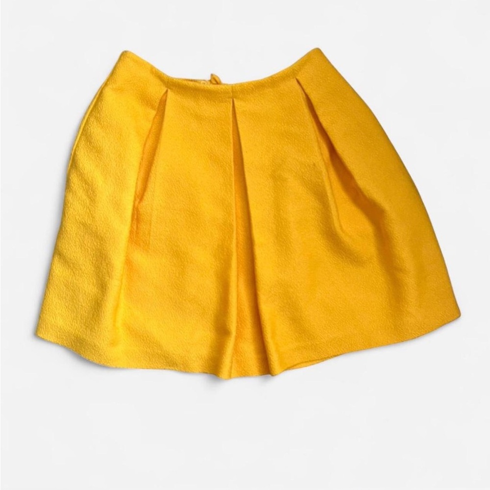 H&M Vibrant Yellow A-Line Skirt
